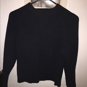 Dark blue sweatshirt